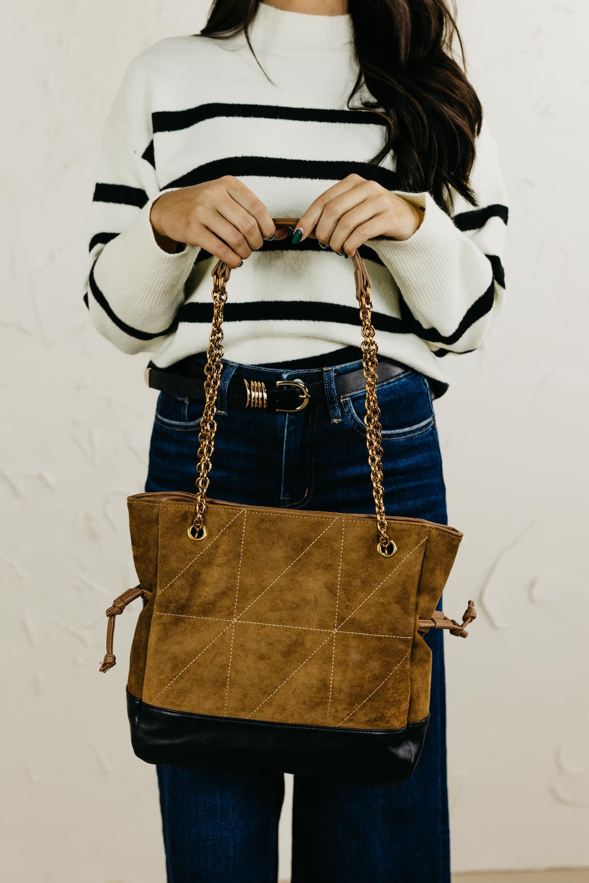 The Karla Suede Shoulder Bag