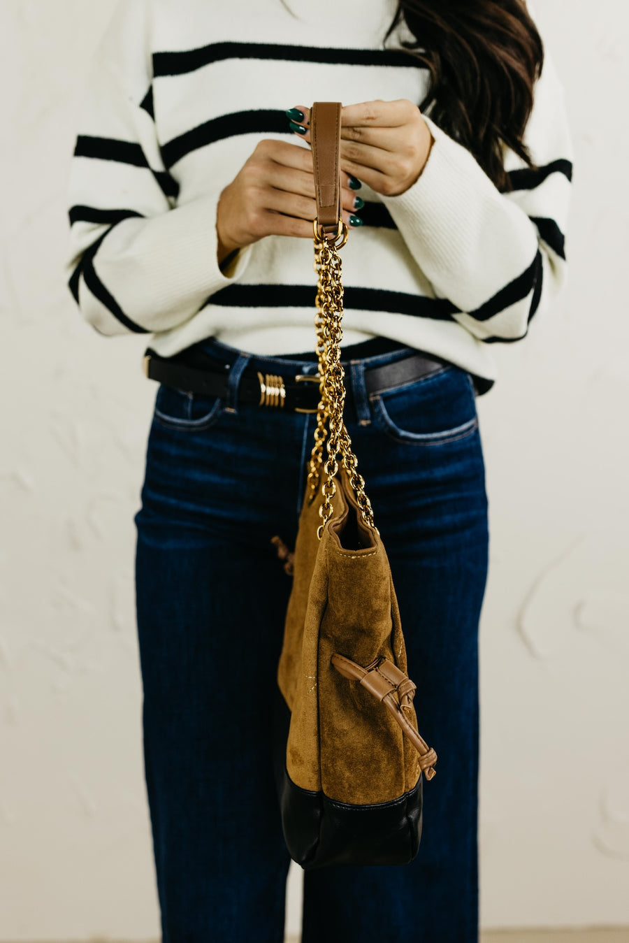 The Karla Suede Shoulder Bag