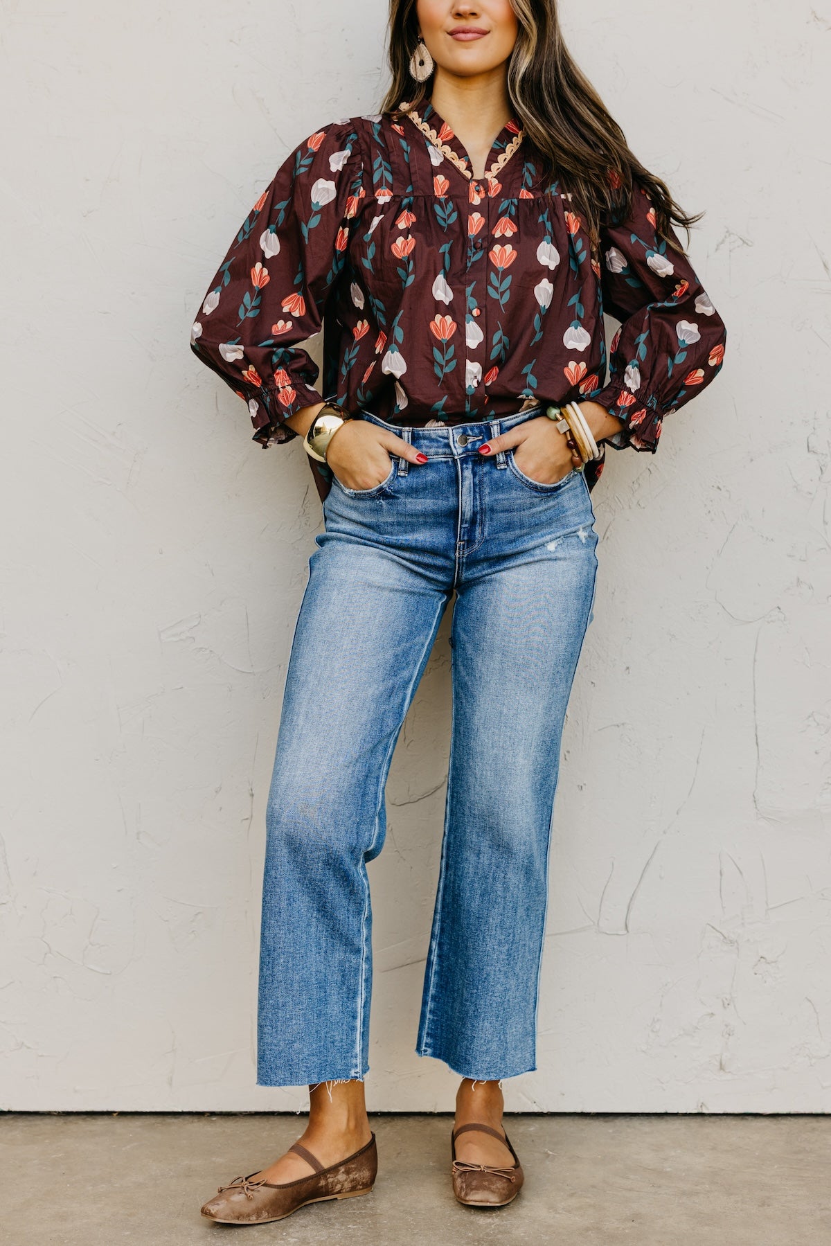 Flying Monkey | The Lauryn Slim Fit Wide Leg Denim