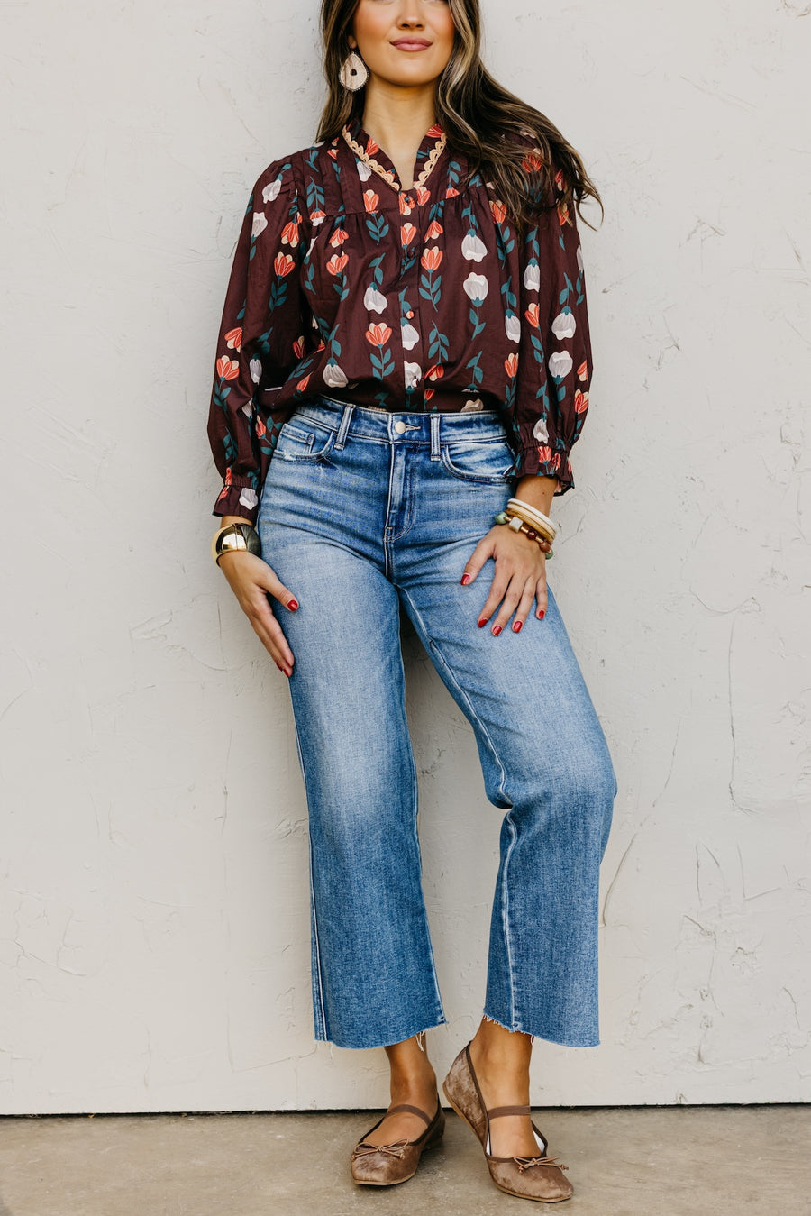 Flying Monkey | The Lauryn Slim Fit Wide Leg Denim