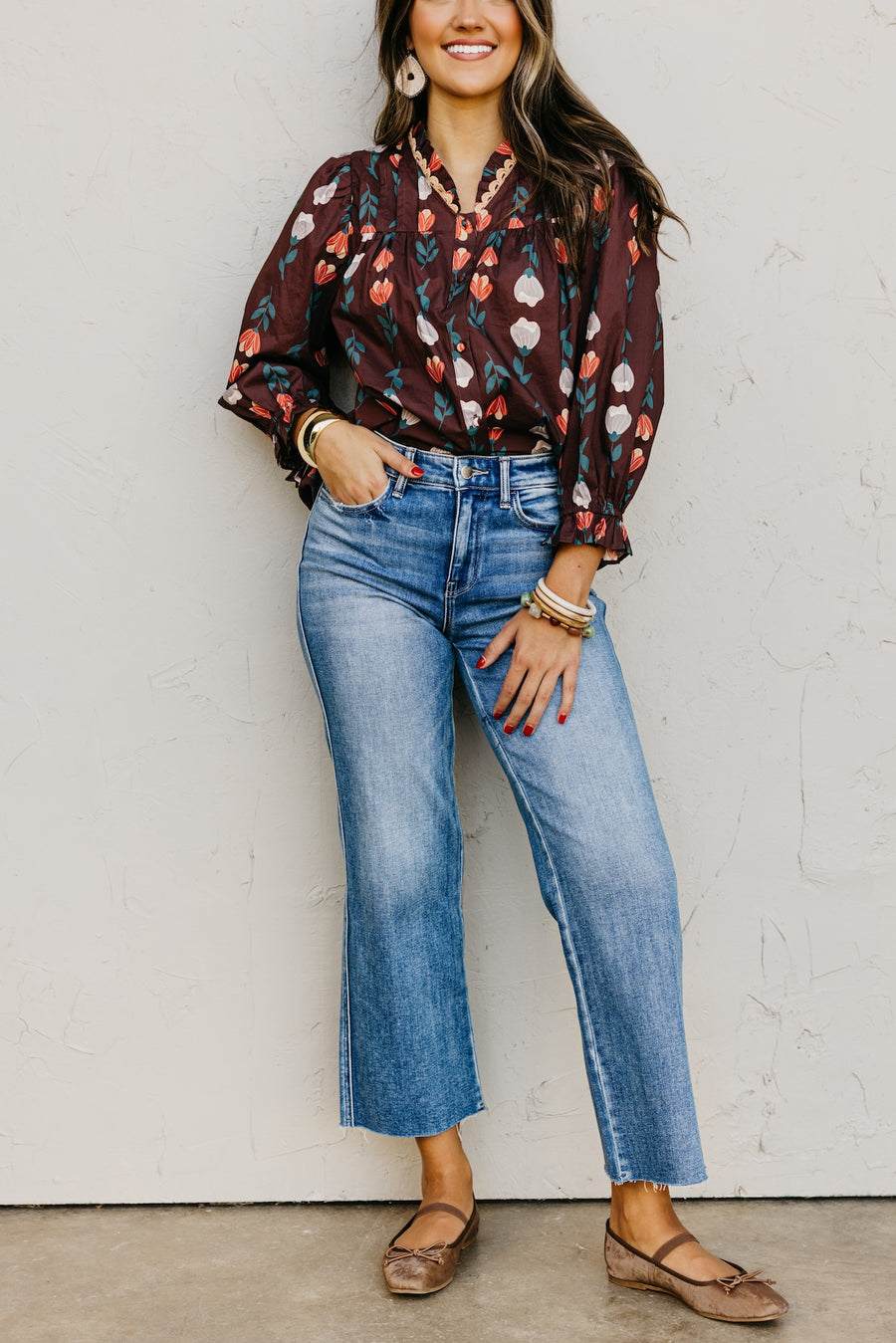 Flying Monkey | The Lauryn Slim Fit Wide Leg Denim