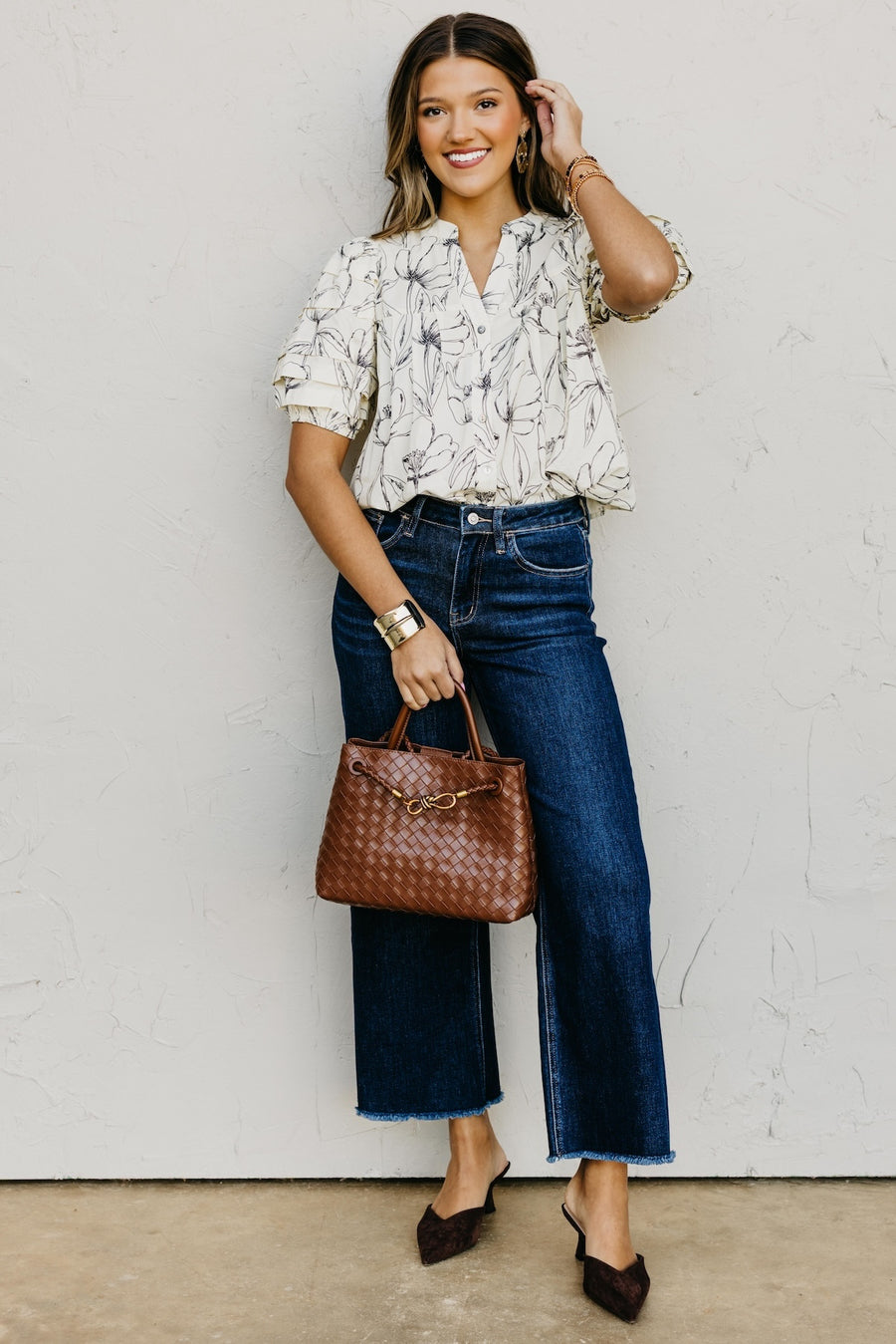 The Princess Floral Woven Blouse