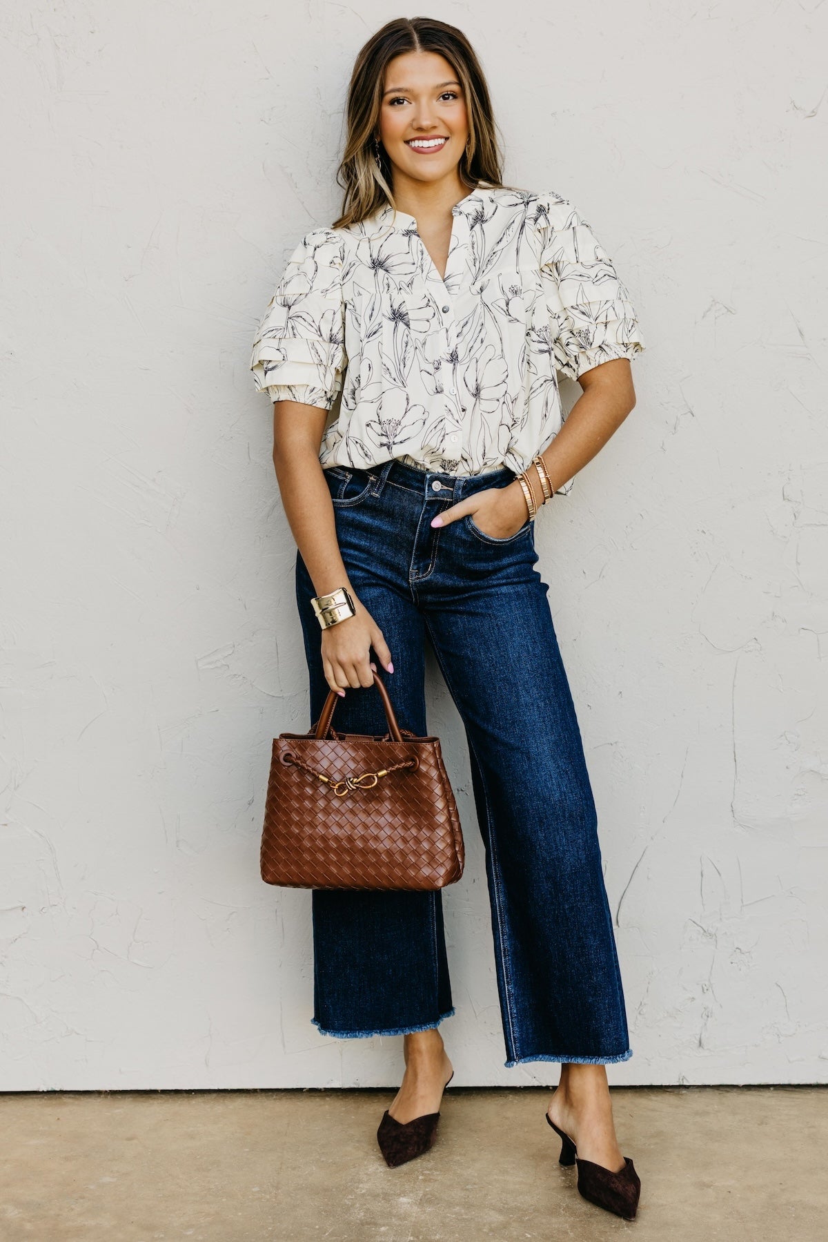 The Princess Floral Woven Blouse