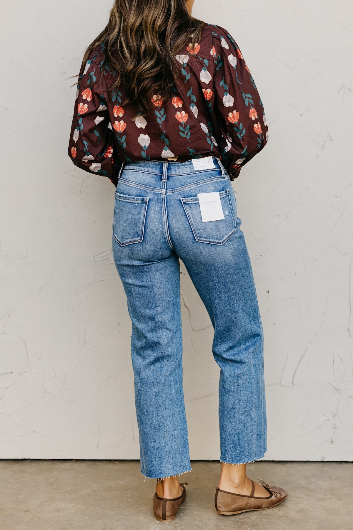 Flying Monkey | The Lauryn Slim Fit Wide Leg Denim