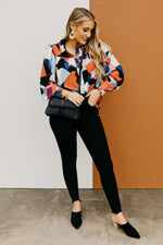 The Aubriella Geo Print Shirt