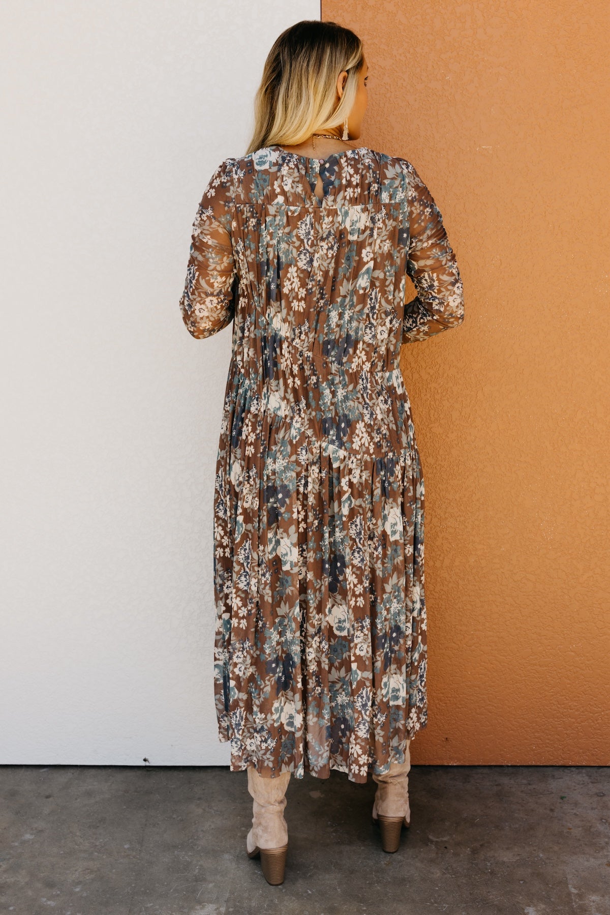 The Karla Floral Mesh Maxi Dress