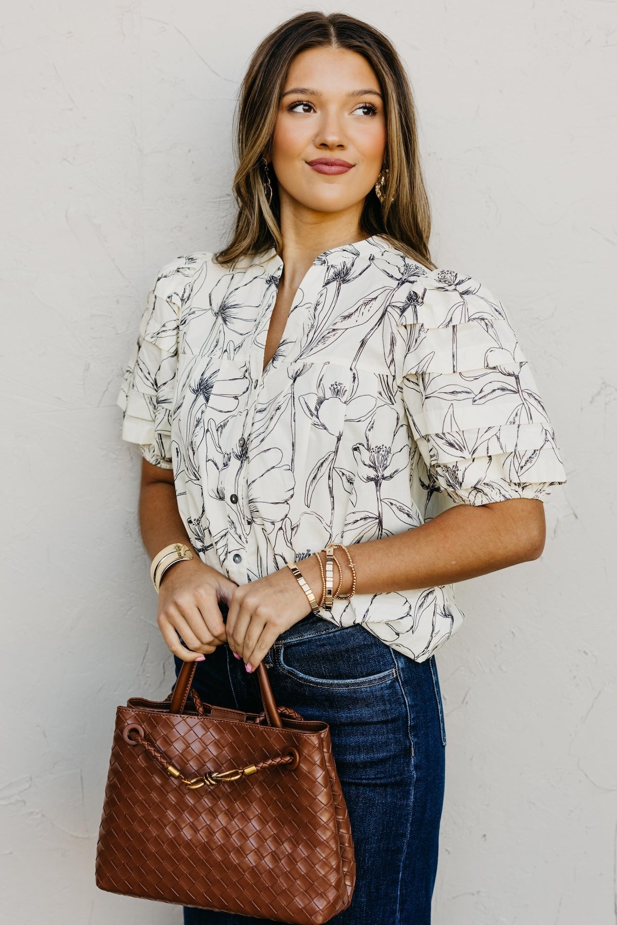 The Princess Floral Woven Blouse