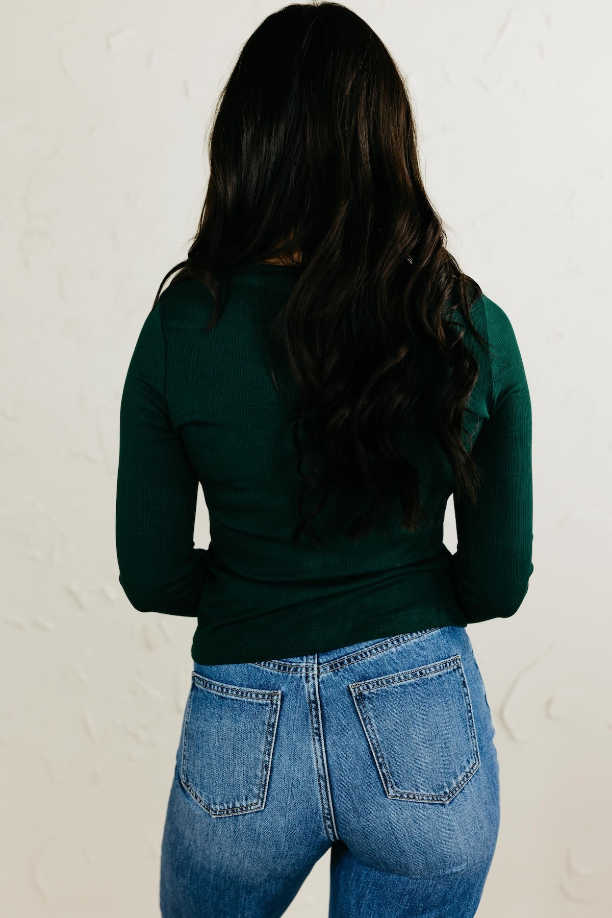 The Libby Ribbed Button-Front Top