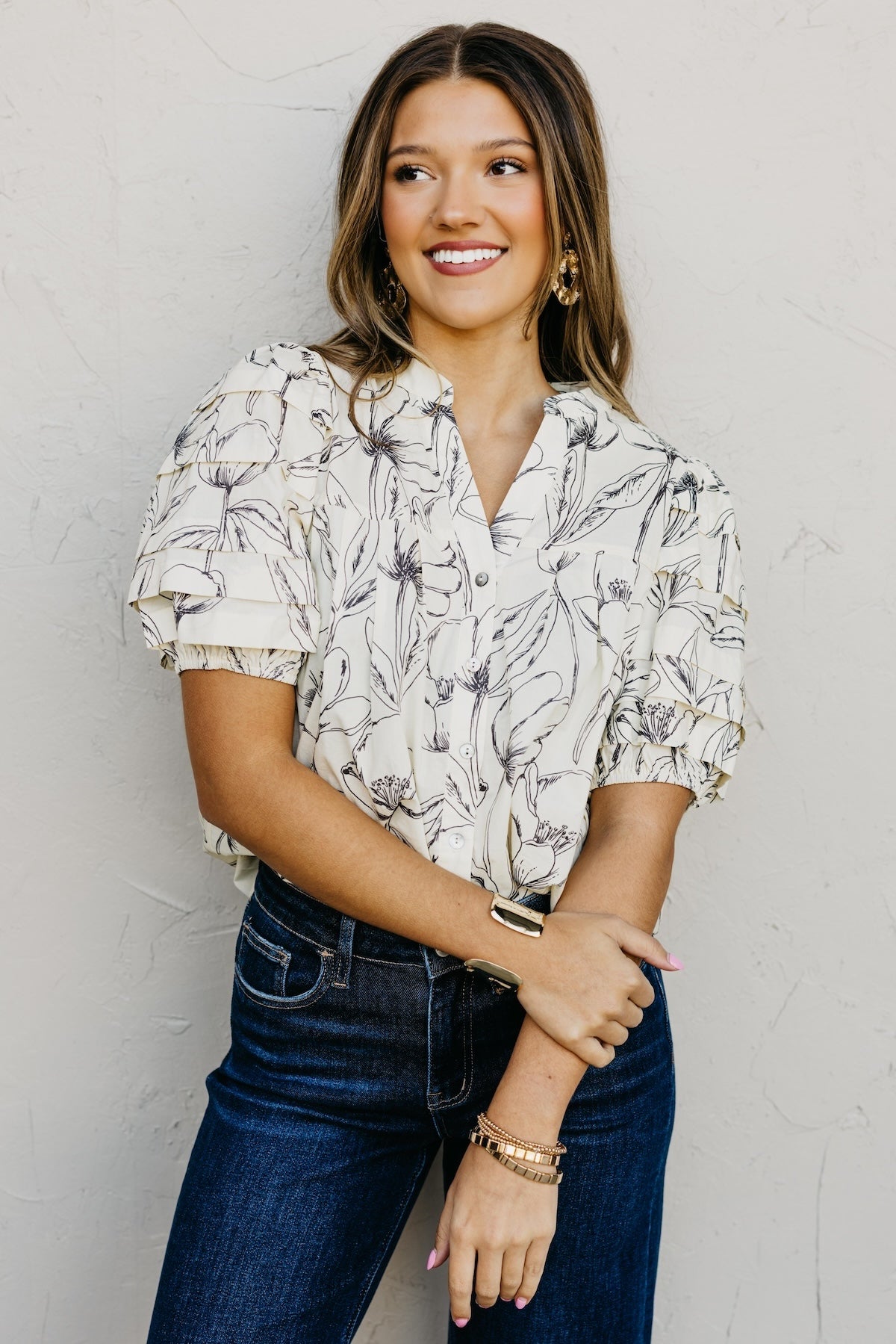 The Princess Floral Woven Blouse