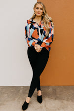 The Aubriella Geo Print Shirt