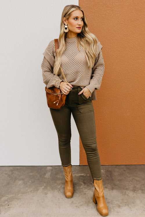 Wishlist | The Dayton Open Eyelet Knit Sweater