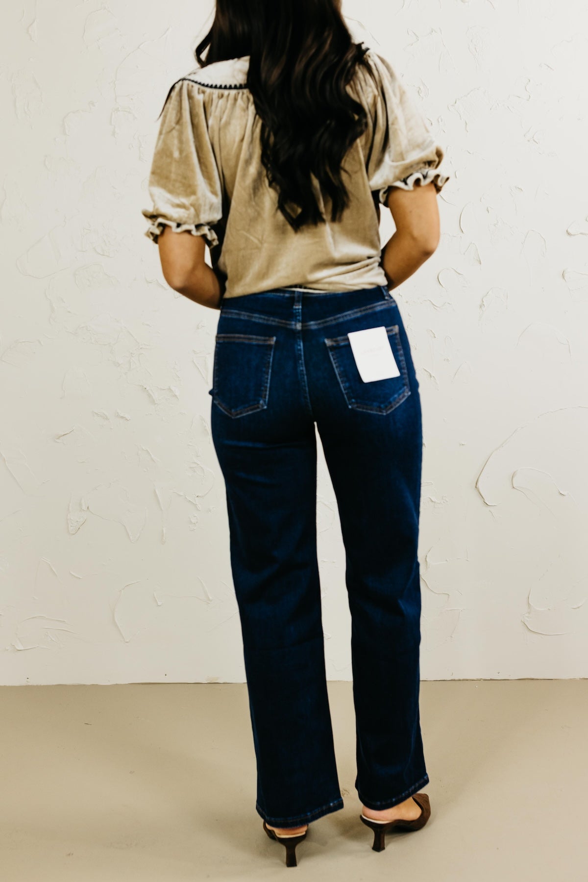 Lovevet by Vervet Denim | 90's Vintage Super High Rise Dark Wash Loose Denim