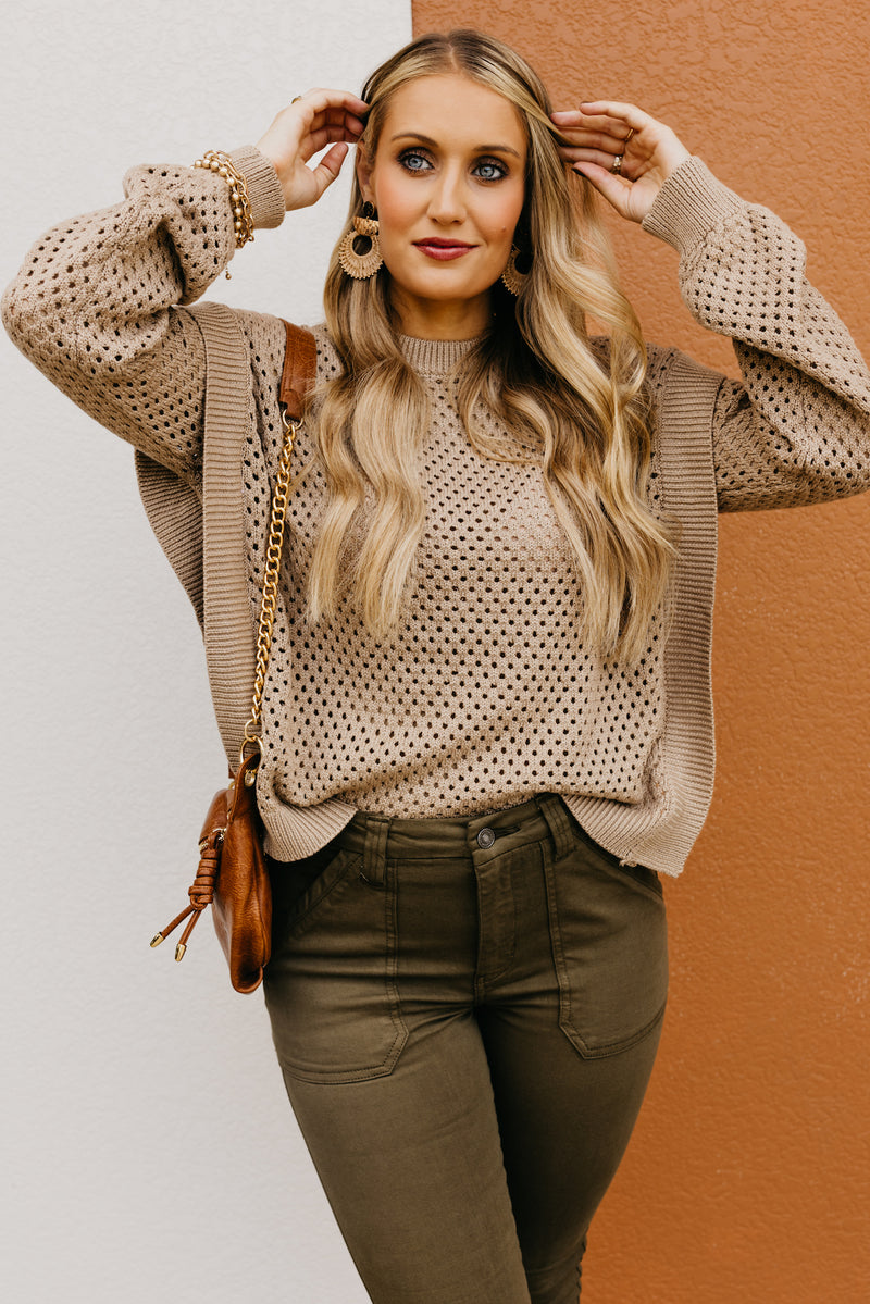 Wishlist | The Dayton Open Eyelet Knit Sweater
