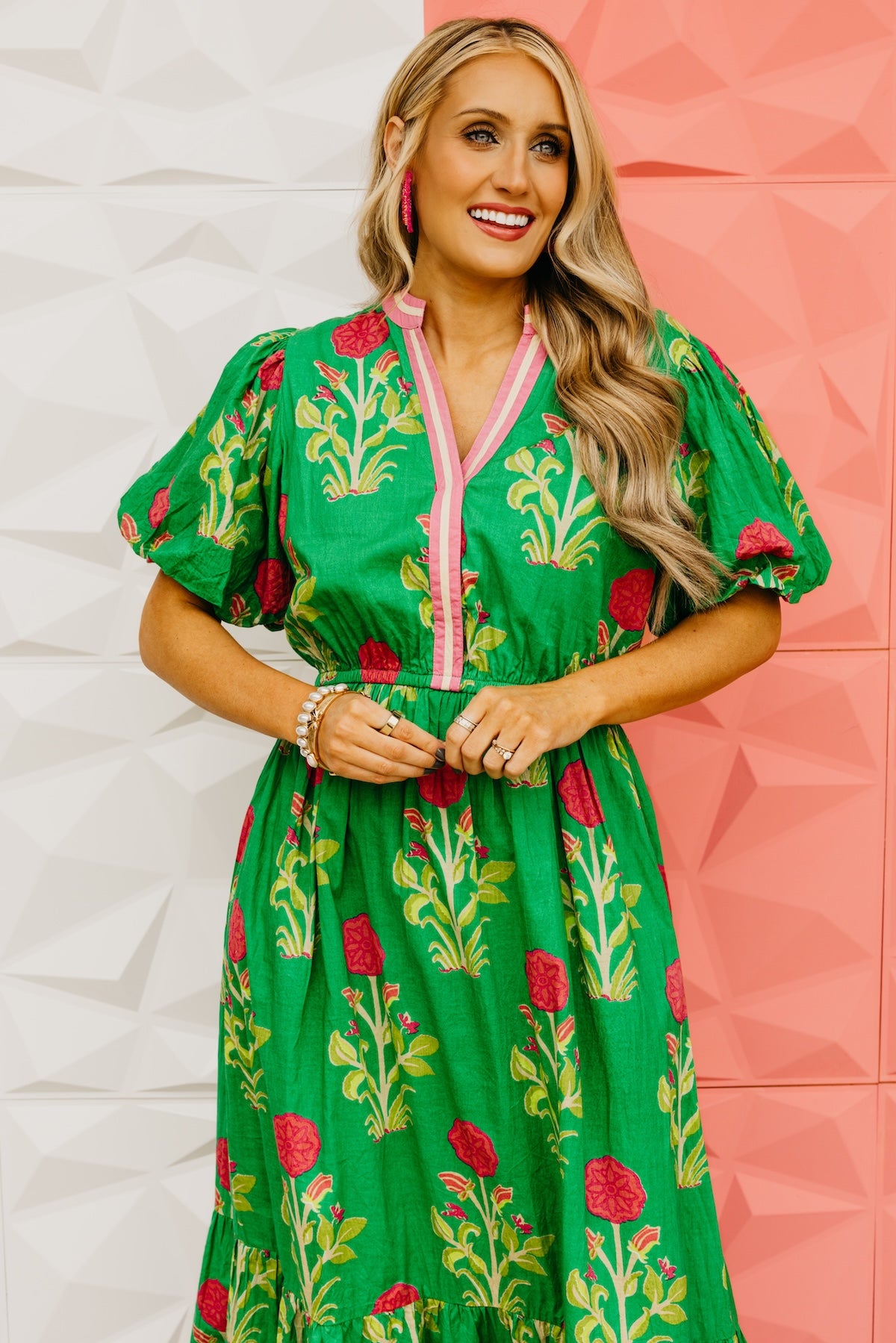 The Spencer Puff Sleeve Floral Maxi Dress