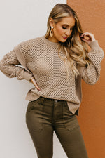 Wishlist | The Dayton Open Eyelet Knit Sweater