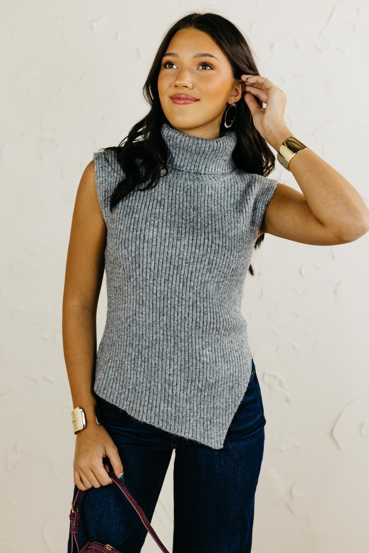 The Tisha Sweater Vest Top