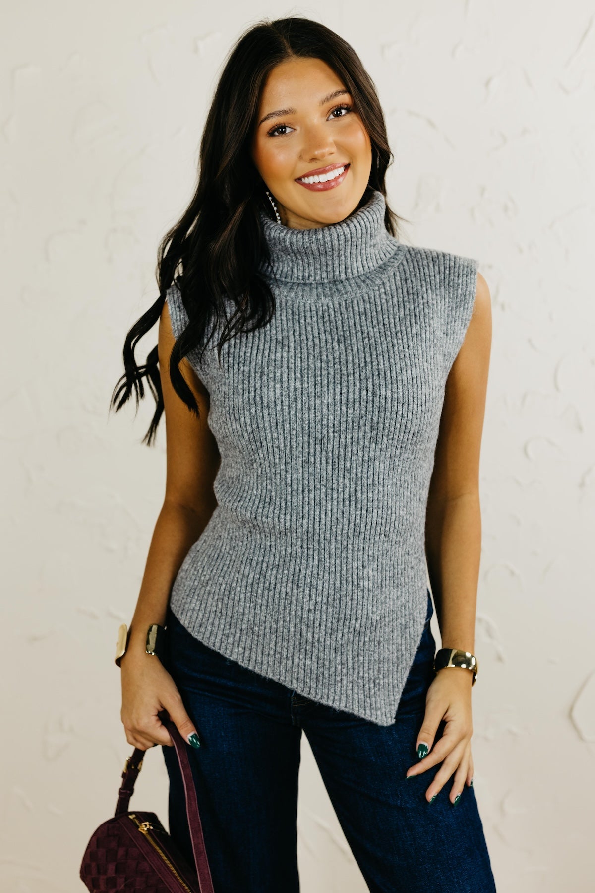 The Tisha Sweater Vest Top