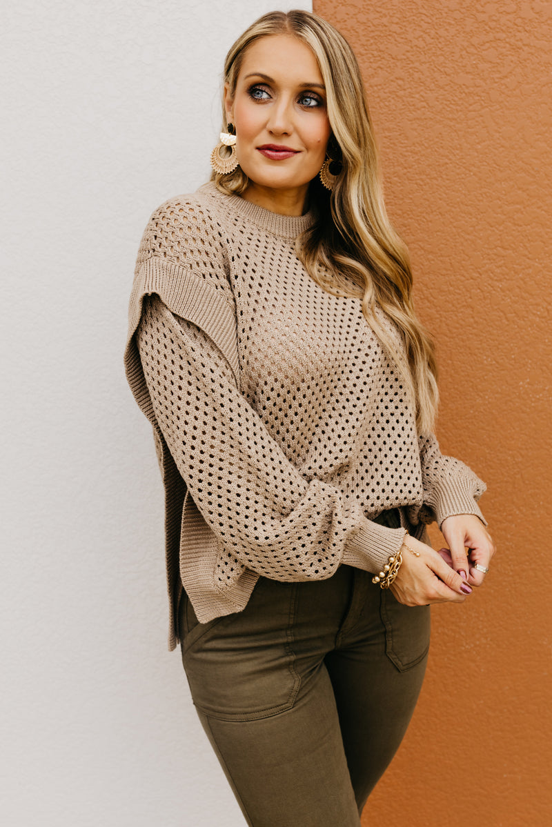 Wishlist | The Dayton Open Eyelet Knit Sweater