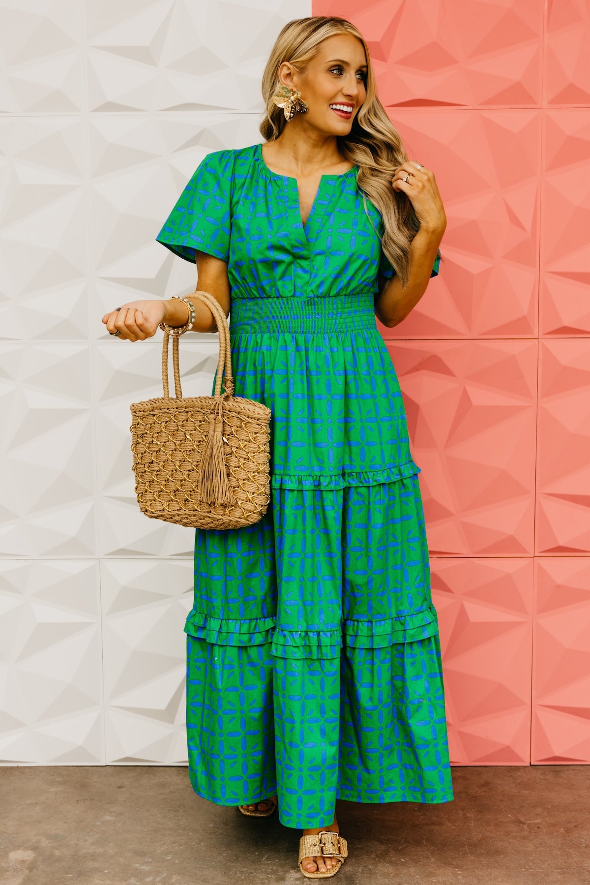 The Everleigh Floral Tiered Maxi Dress