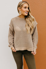 Wishlist | The Dayton Open Eyelet Knit Sweater