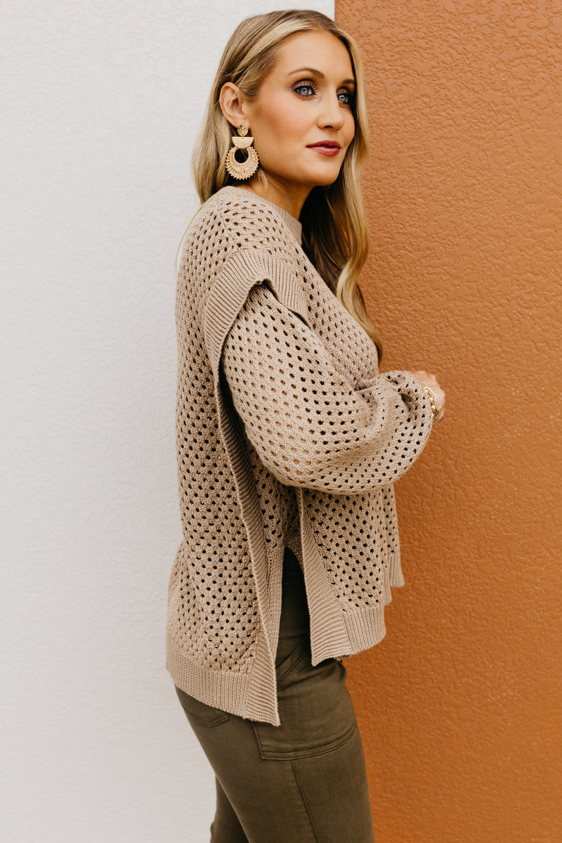 Wishlist | The Dayton Open Eyelet Knit Sweater