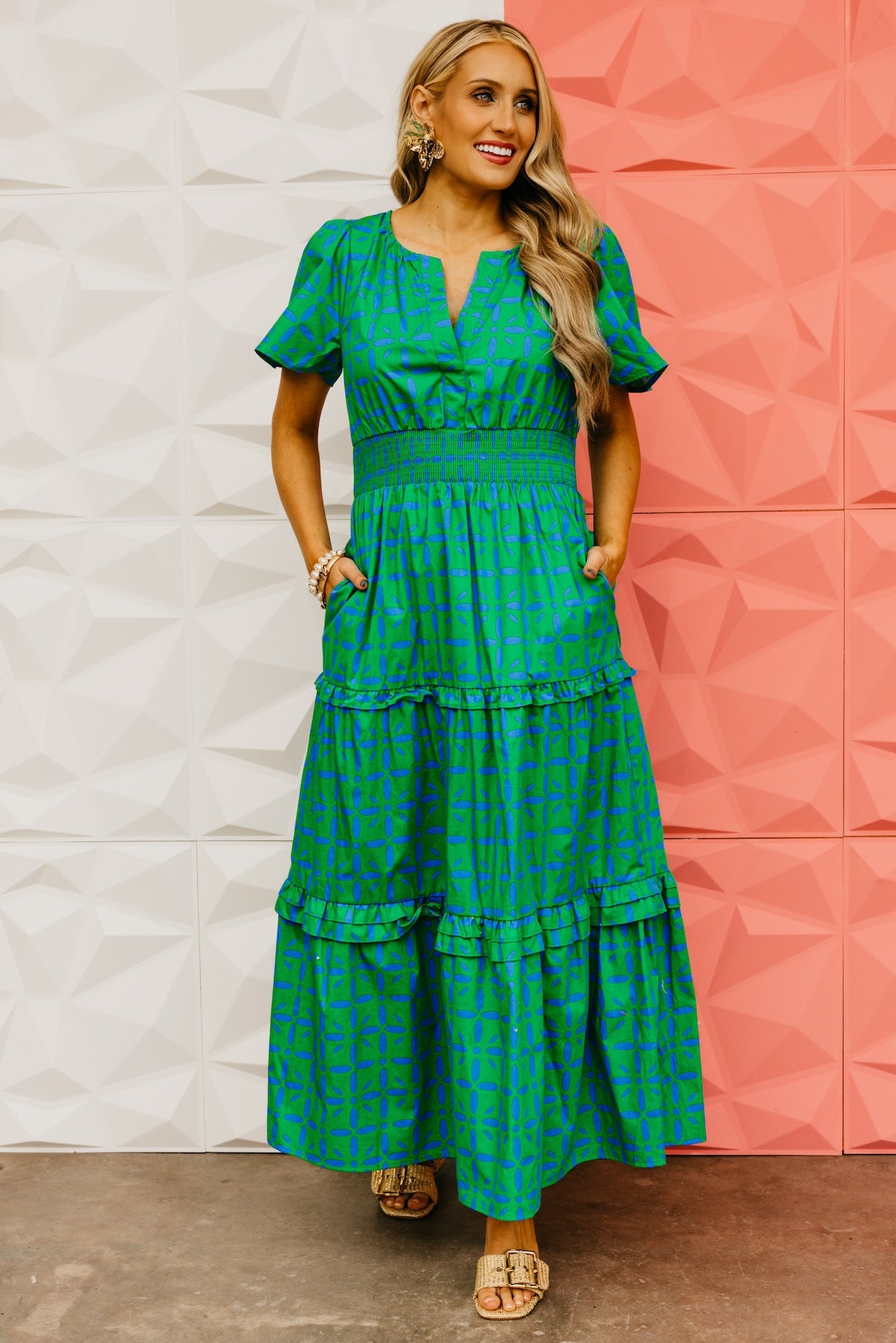 The Everleigh Floral Tiered Maxi Dress