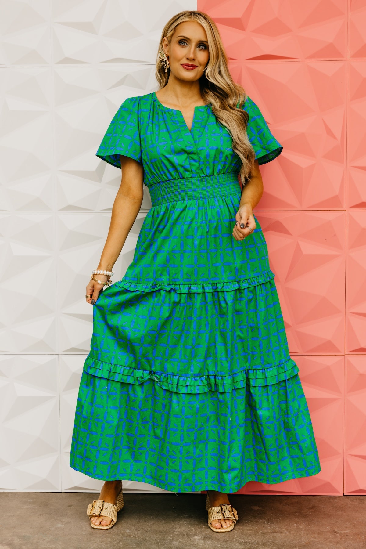 The Everleigh Floral Tiered Maxi Dress