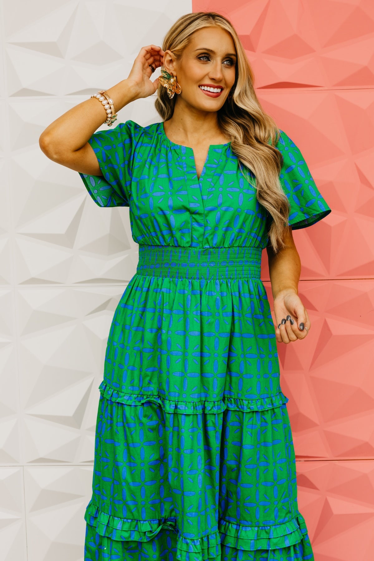 The Everleigh Floral Tiered Maxi Dress
