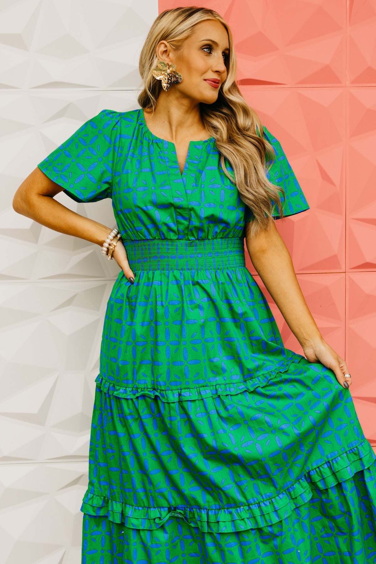 The Everleigh Floral Tiered Maxi Dress