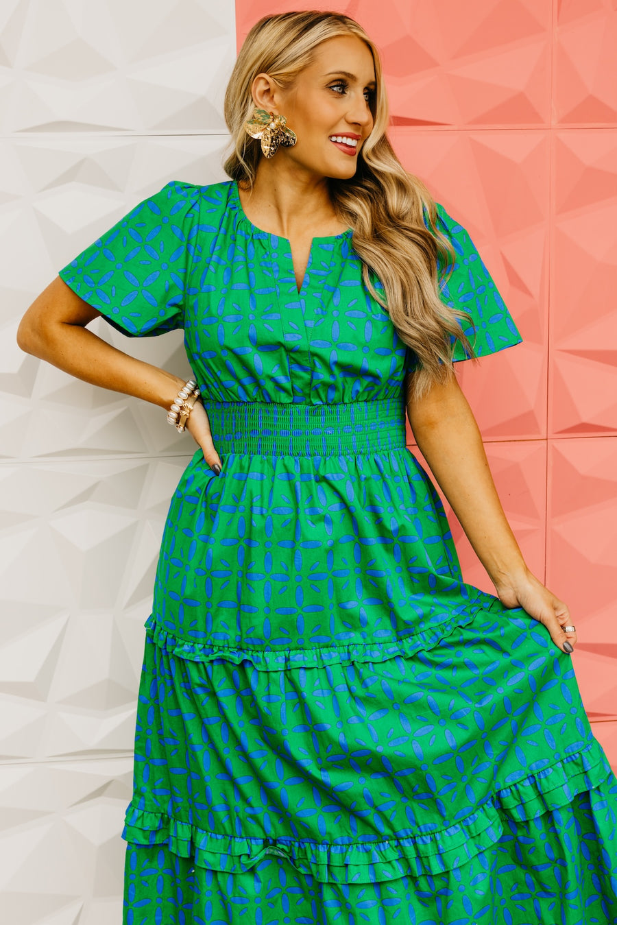 The Everleigh Floral Tiered Maxi Dress