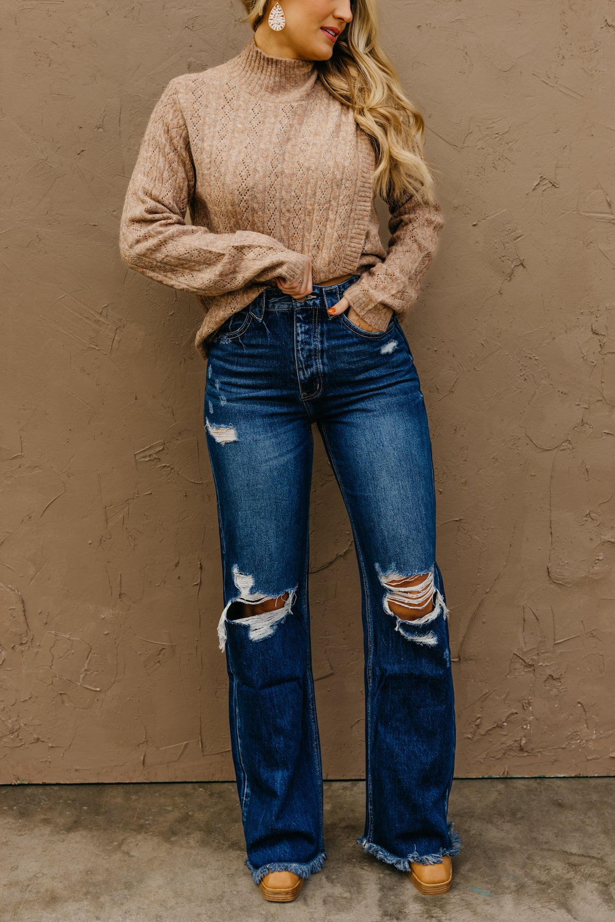 Kan Can Denim | 90's High Rise Wide Flare Jeans - KC7405DV2
