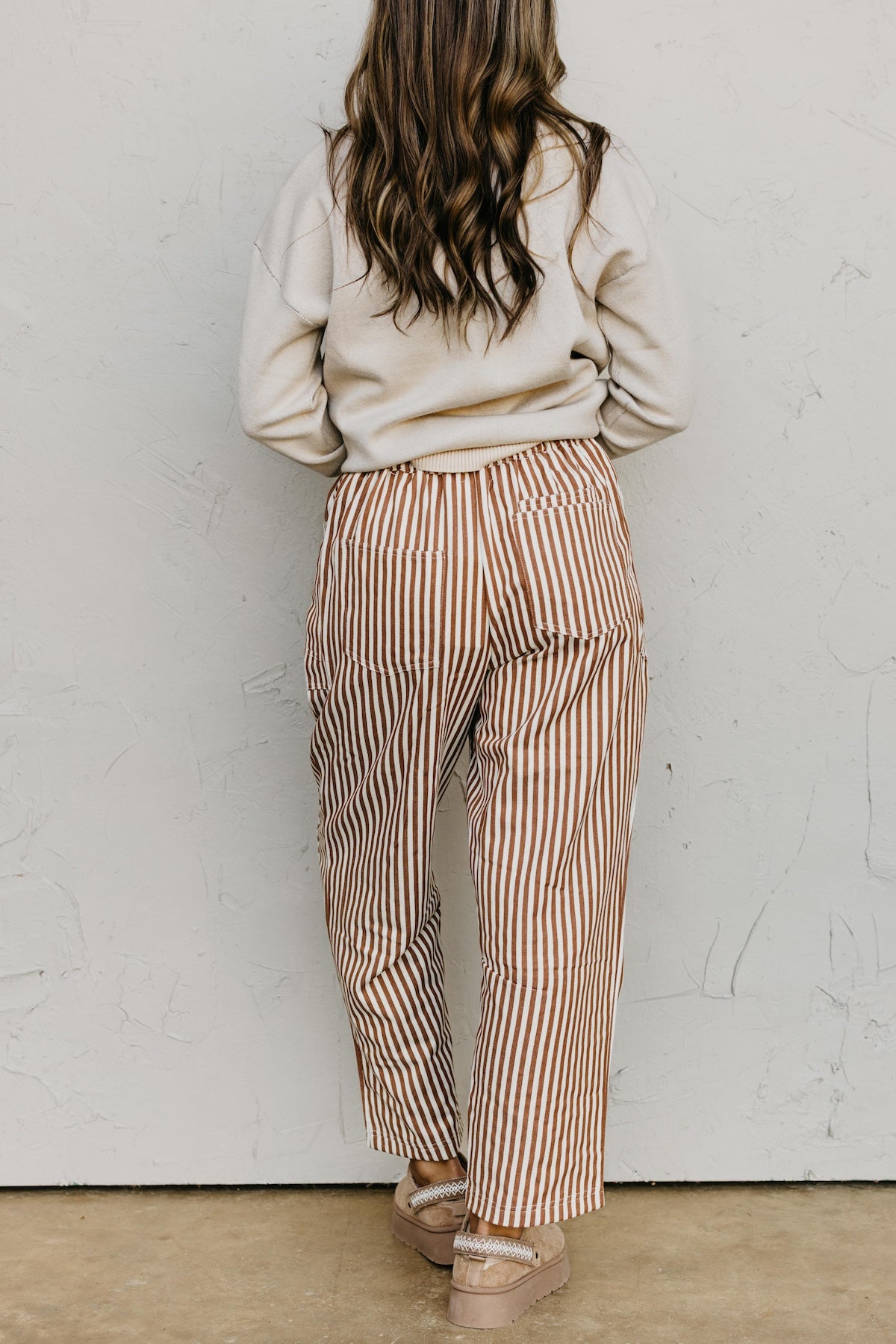 The Damion Striped Barrel Pants