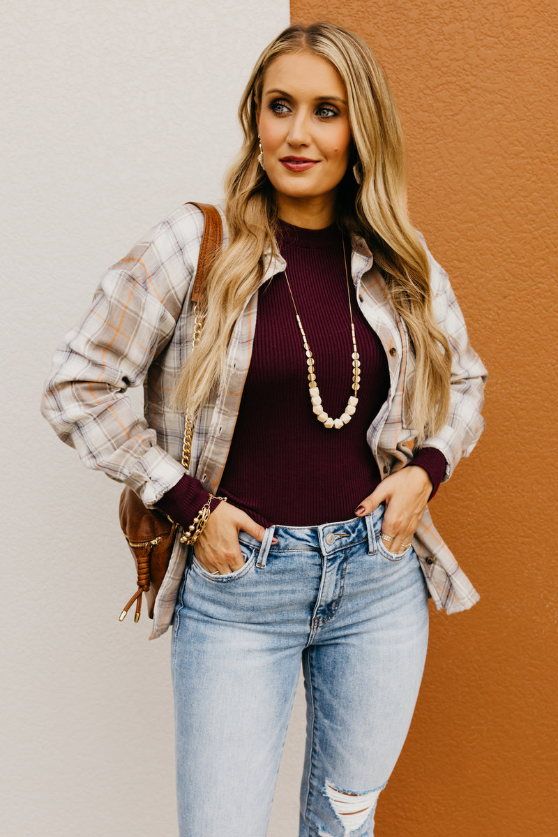 The Bryant Oversized Boyfriend Flannel Shirt