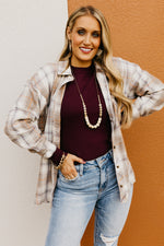 The Bryant Oversized Boyfriend Flannel Shirt