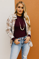 The Bryant Oversized Boyfriend Flannel Shirt