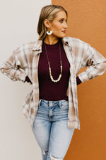 The Bryant Oversized Boyfriend Flannel Shirt