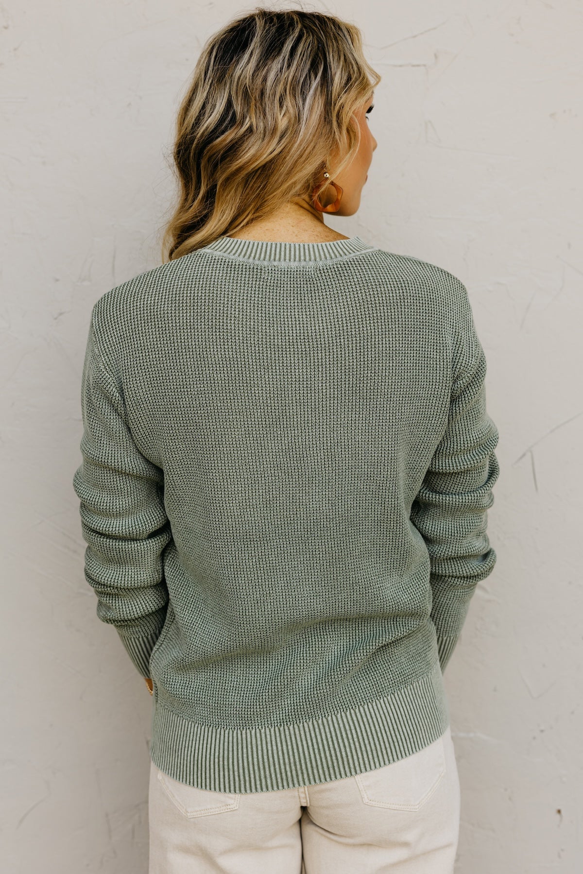 The Crosby Chunky Waffle Knit Sweater