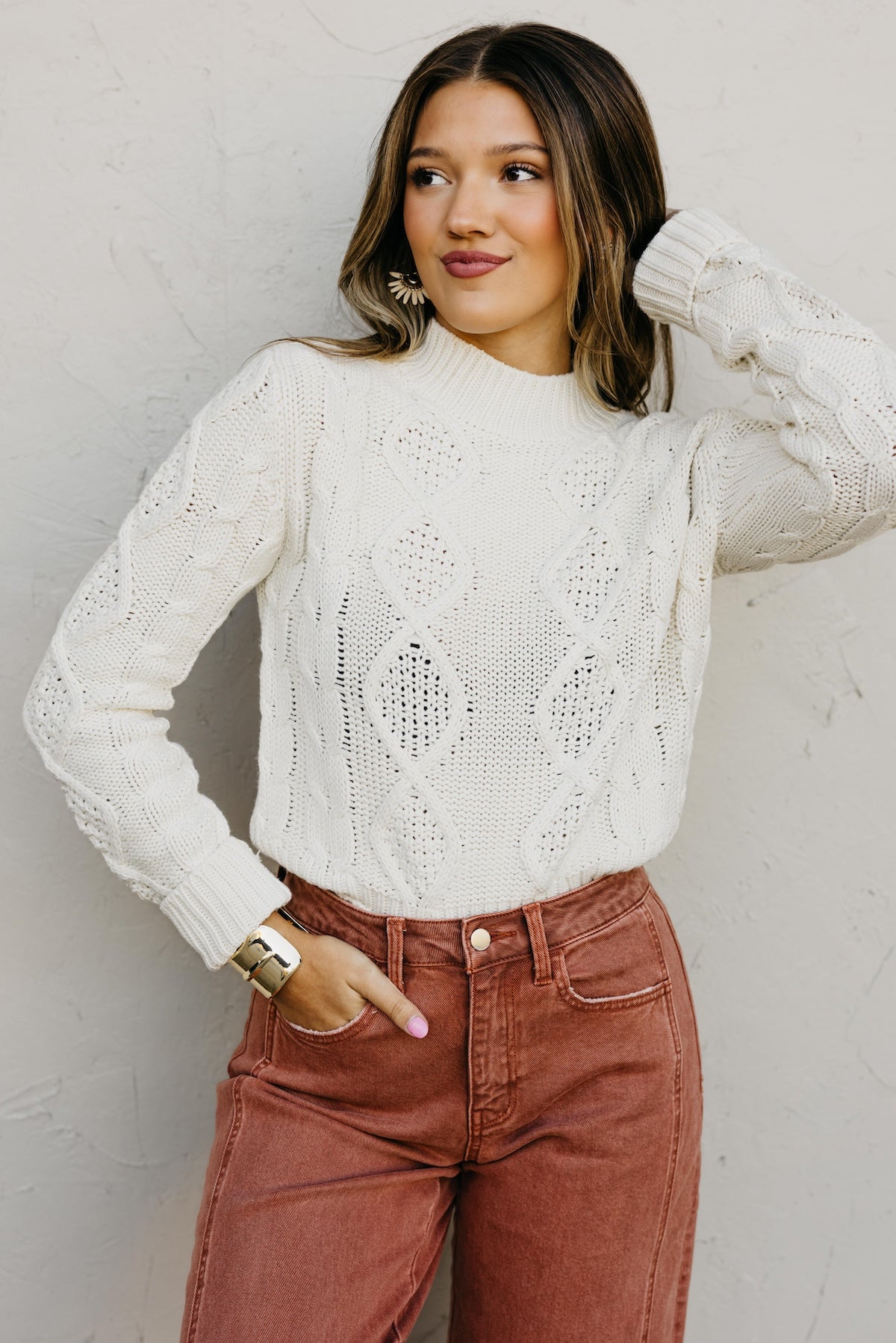 The Zanna Cable Knit Sweater