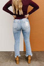 Lovervet By Vervet Denim | The Vada High Rise Crop Flare Jeans