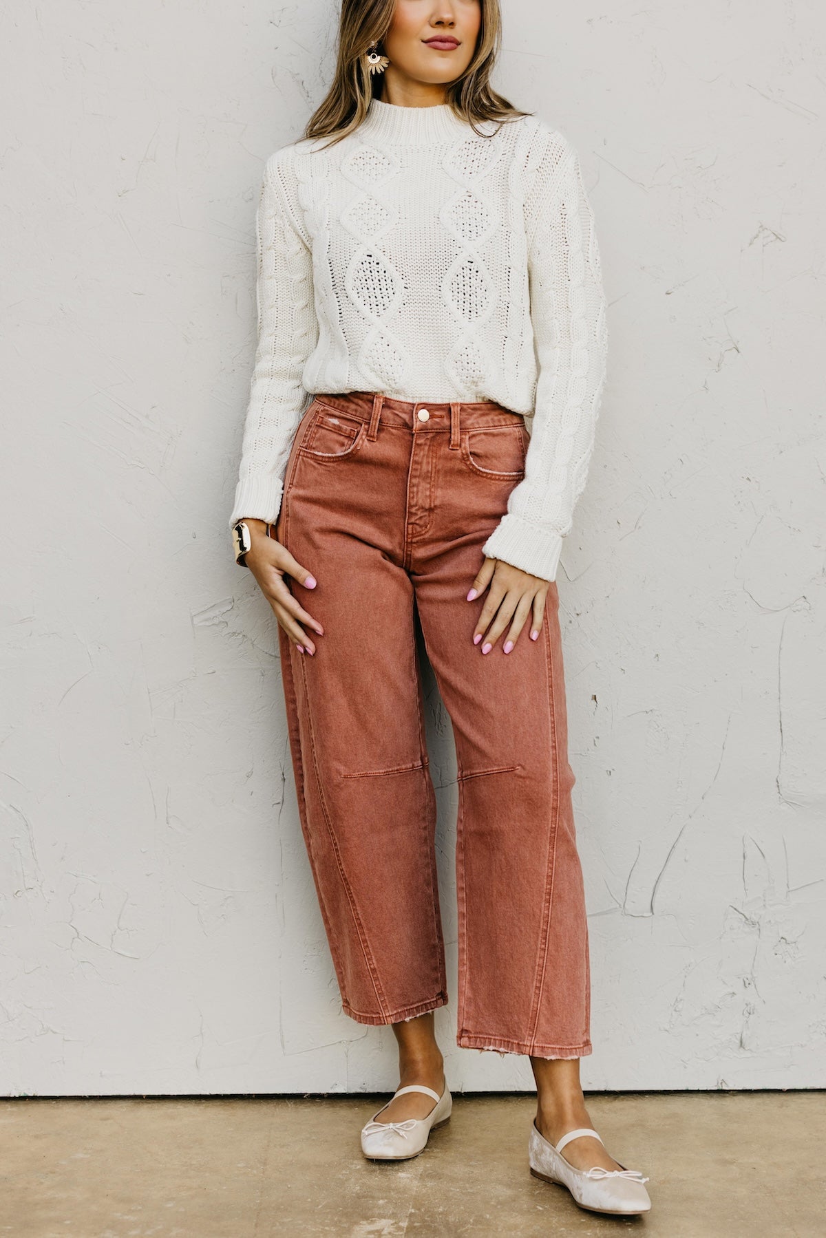 Flying Monkey | Twist Ankle Barrel Denim