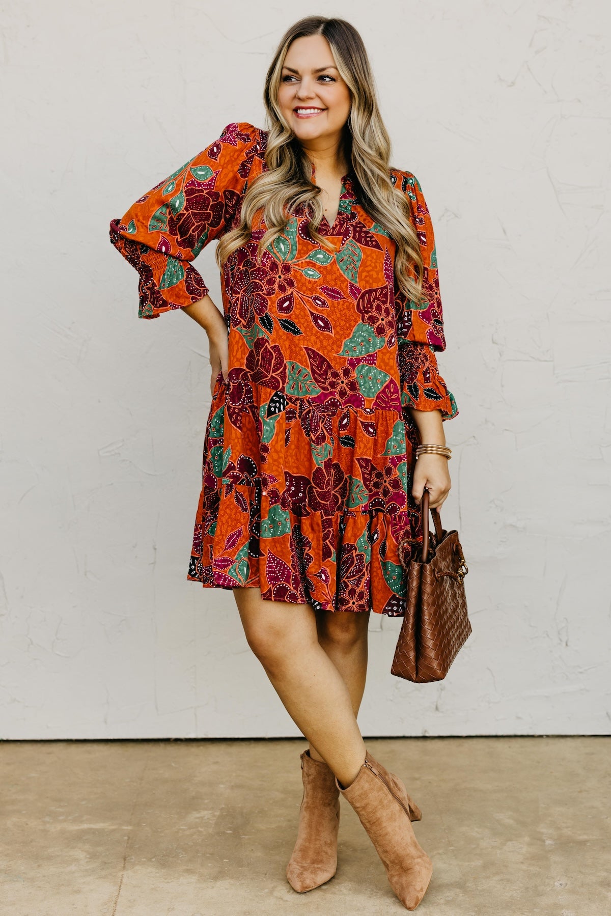 The Jessel Tiered Mini Dress