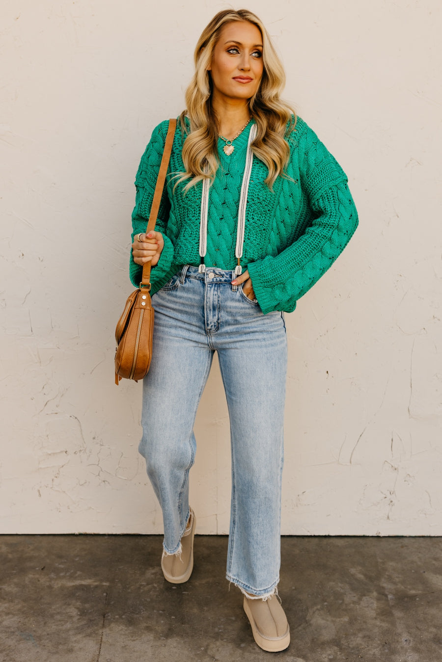 The Christian Chunky Knit Hooded Sweater