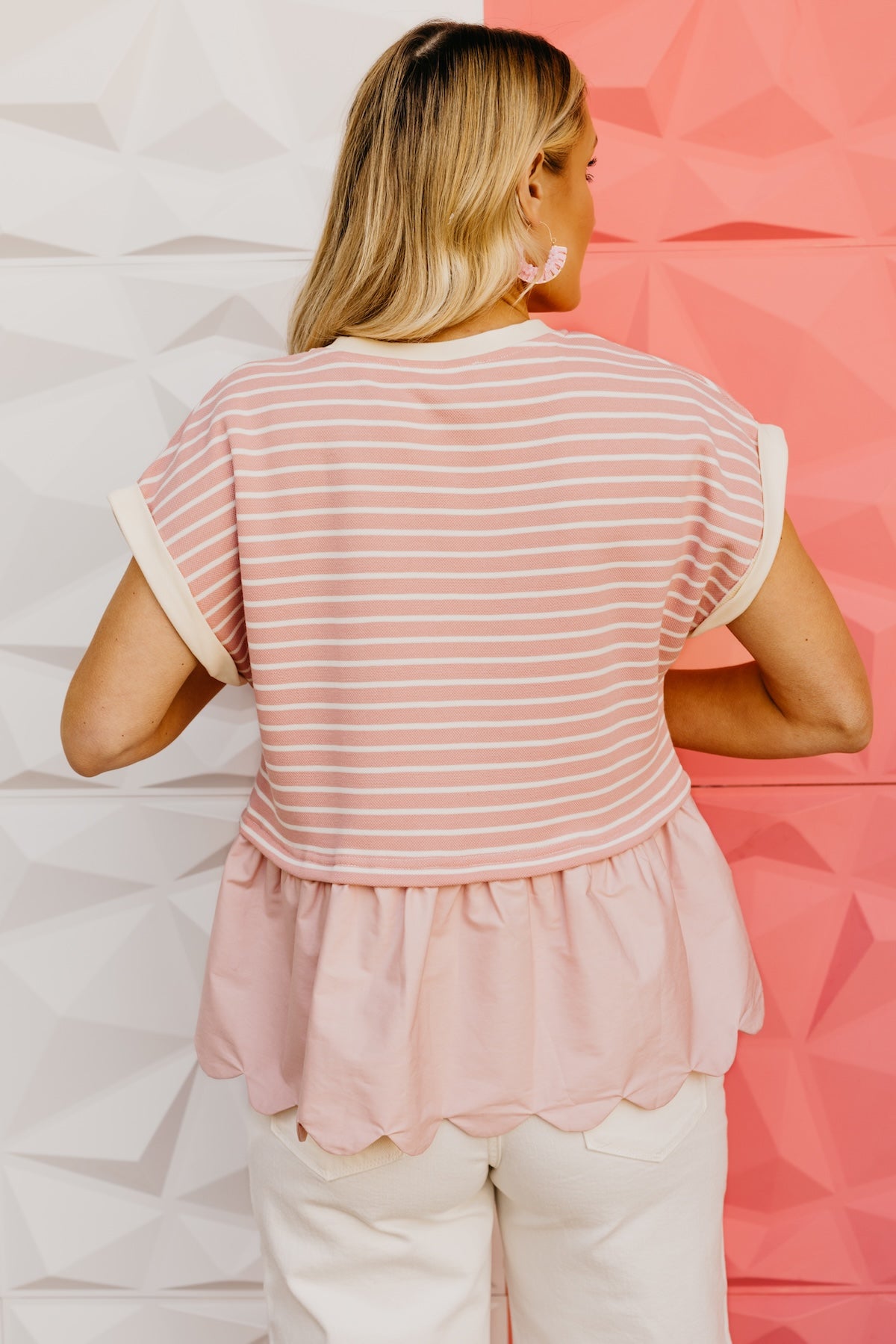 The Jersie Scallop Knit Top