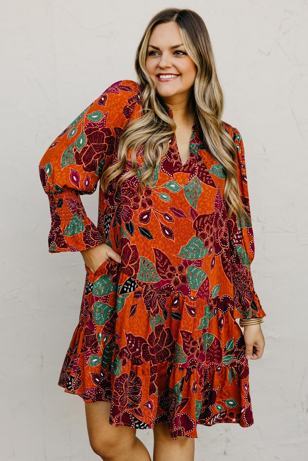 The Jessel Tiered Mini Dress