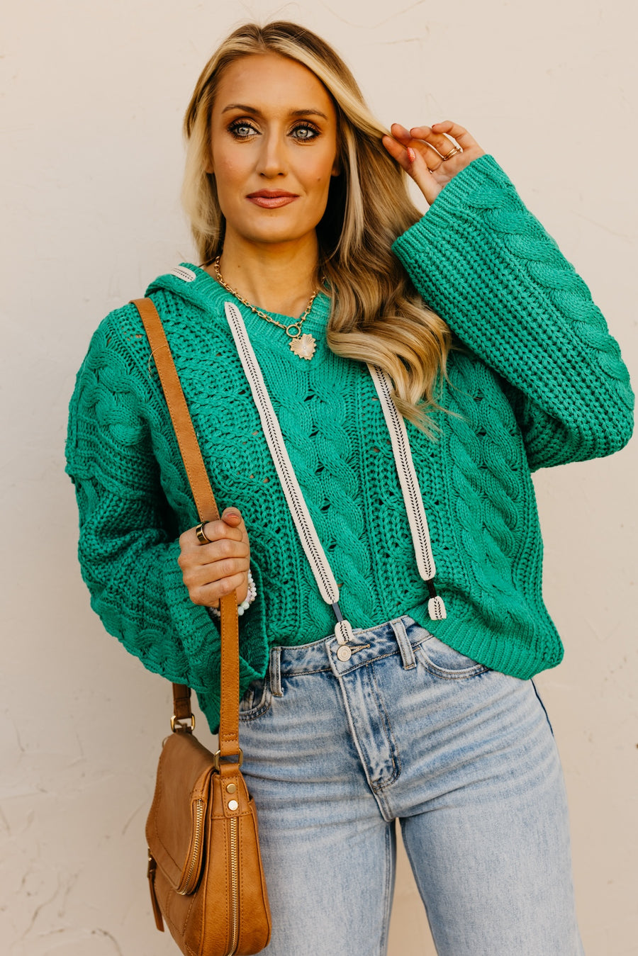 The Christian Chunky Knit Hooded Sweater