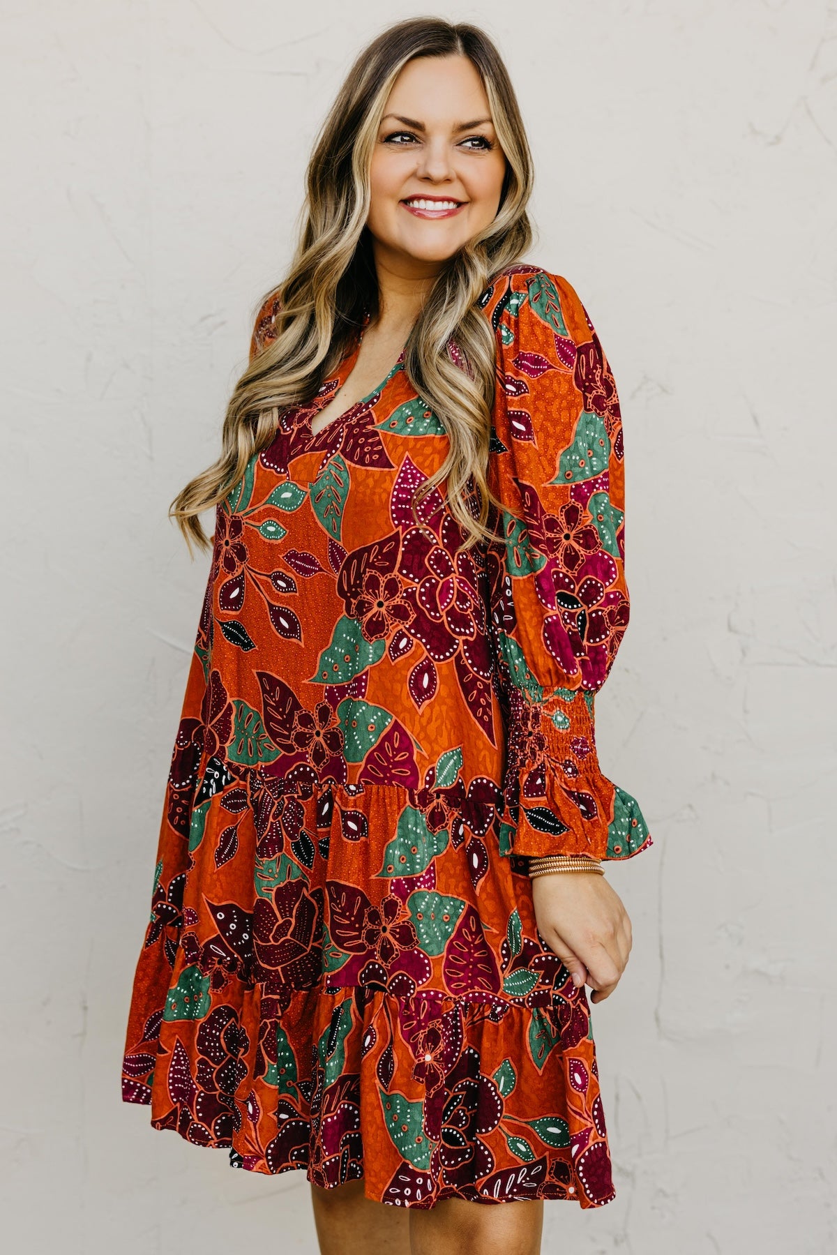 The Jessel Tiered Mini Dress