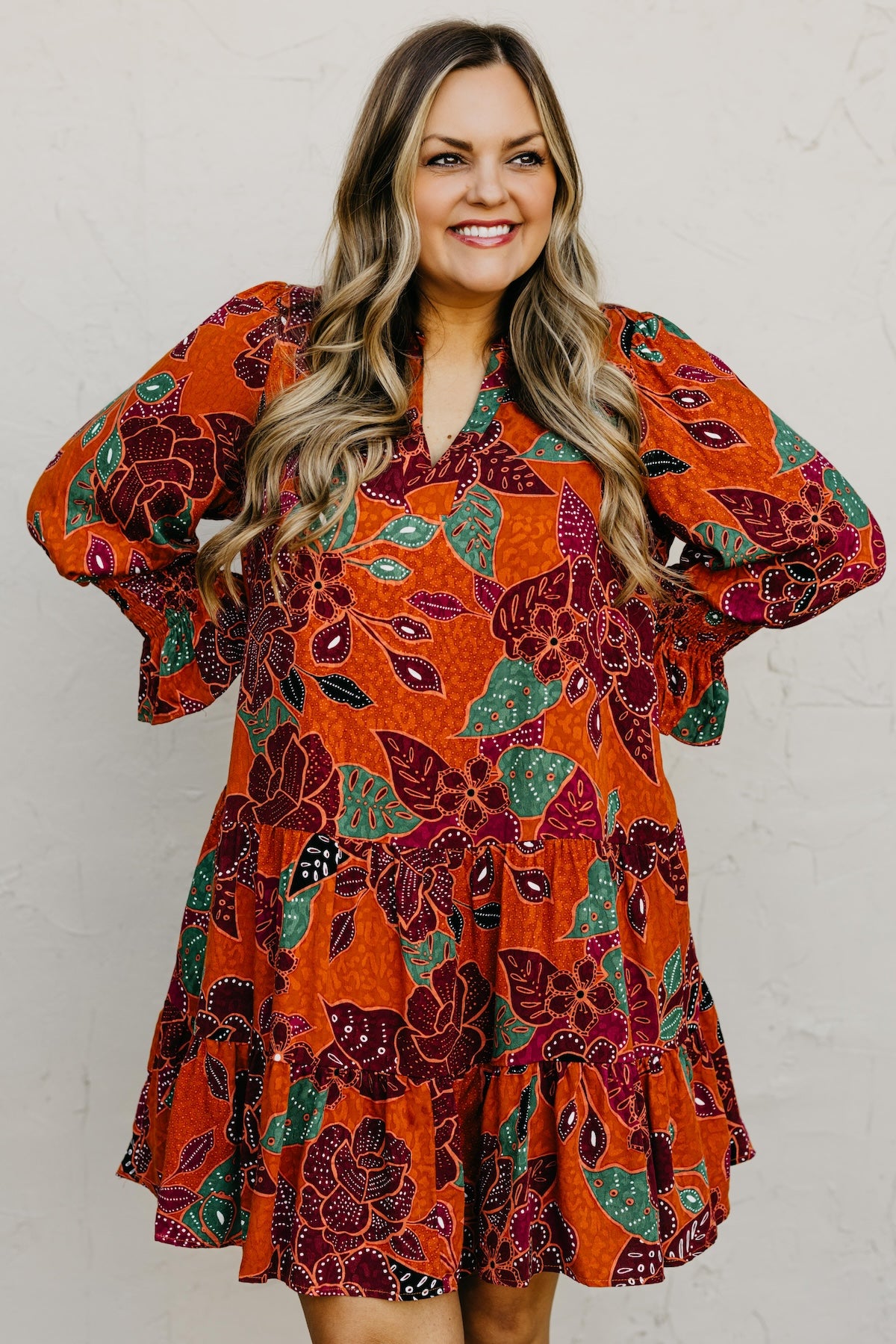 The Jessel Tiered Mini Dress