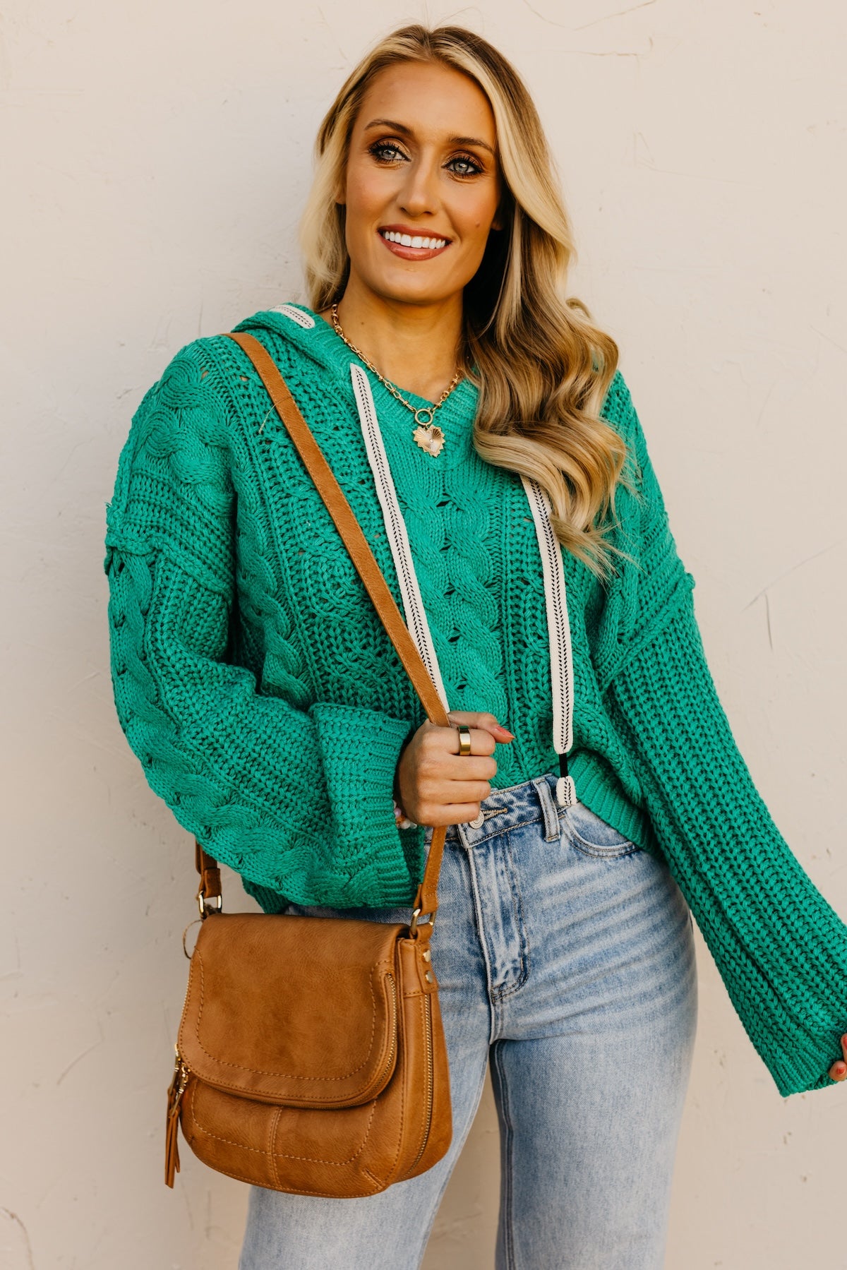 The Christian Chunky Knit Hooded Sweater