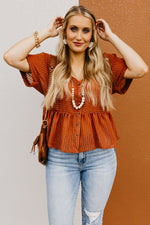 The Rihanna Button Down Top