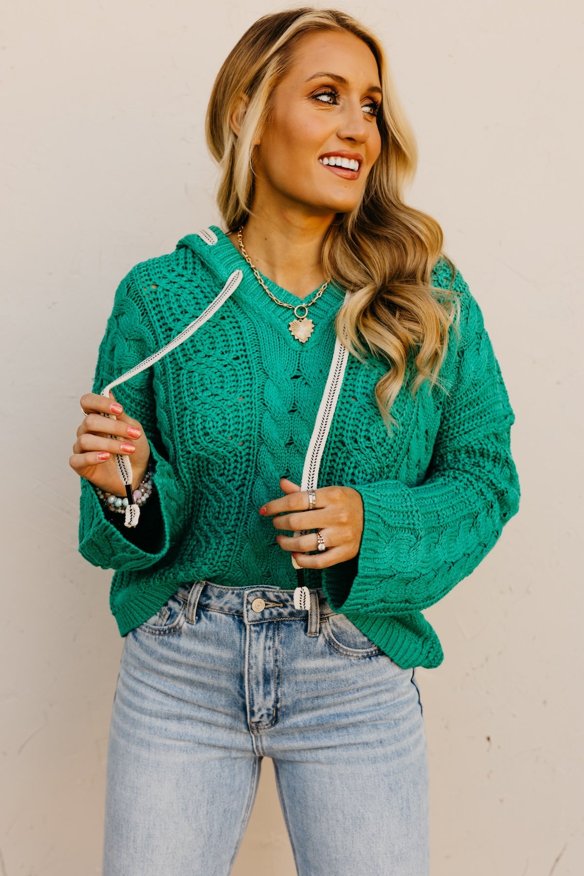 The Christian Chunky Knit Hooded Sweater